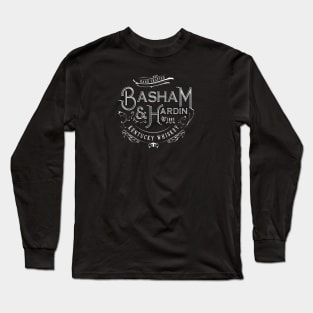 Basham & Hardin Kentucky Whiskey Logo by David Basham Long Sleeve T-Shirt